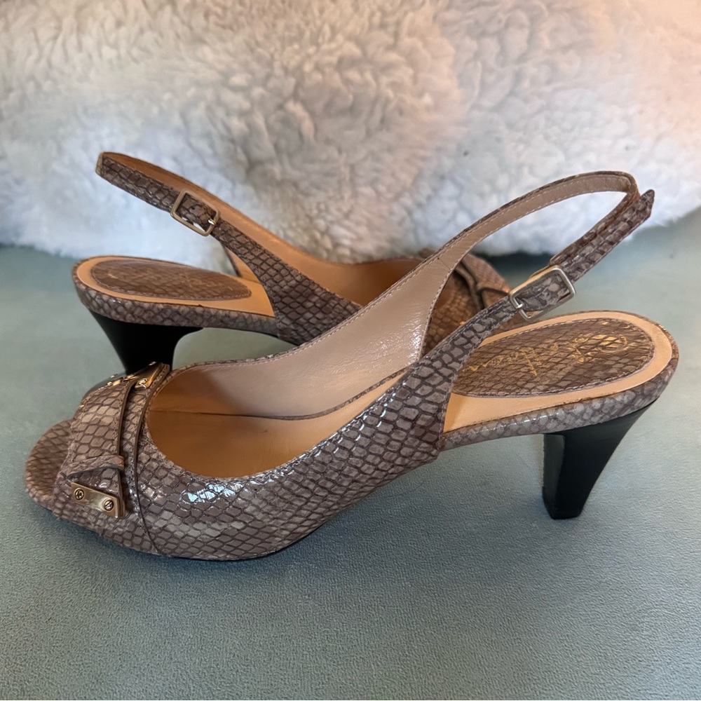 Cole Haan Nike Air Max Snake print heels 8